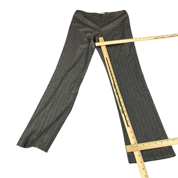 Elliott Lauren Trouser Pants Womens Size 4 Gray Pinstriped Bootcut Leg - Picture 8 of 16